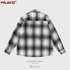 Mens Jacket Plaid Jacket MIJKO