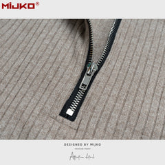 Mens Jacket Zip Knitted Sweater MIJKO