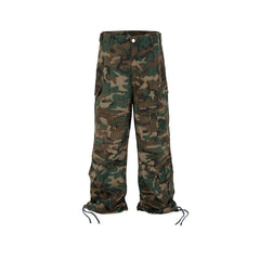 Men's Vintage Pants Men's Women's Camouflage Overalls Leggings Foot Casual Trousers MIJKO