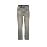 Men's Vintage Pants Men's Clothing Women's Washing Water Old Trousers Trendy Men's and Women's Jeans MIJKO