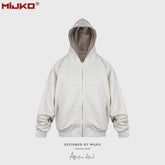 Men Jacket Double-Sided Hooded Jacket MIJKO