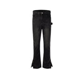 Men's Vintage Pants Men's Women's Urban Washing Water Old Slim-fit Jeans MIJKO