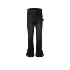 Men's Vintage Pants Men's Women's Urban Washing Water Old Slim-fit Jeans MIJKO
