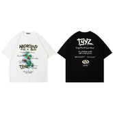 Men T Shirt Printed round Neck Short Sleeve T-shirt Baby Boy and Girl Summer Loose