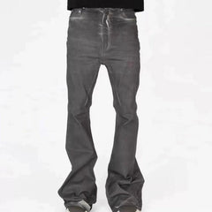 Men Vintage Pants Washed Slim Fit Old Micro-Flared Jeans MIJKO