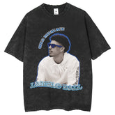 Mens T Shirts Printed T-Shirt Loose Street Short Sleeve Crew Neck