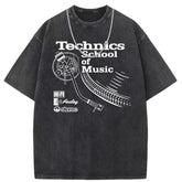 Men T Shirts Short sleeve t-shirt retro anime oversize loose