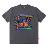 T-shirt à manches courtes unisexe ample "Ins"