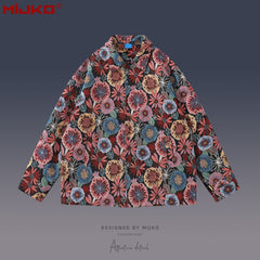 Mens Jacket Embroidered Mainstream Fashion Jacket Windbreaker MIJKO