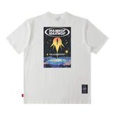T-shirt homme vintage à imprimé dessin animé, manches courtes, tendance homme et femme