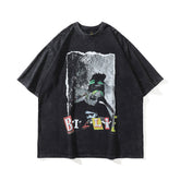 T-shirt Homme Billie Eilish Imprimé Manches Courtes T-shirt Hommes et Femmes Streetwear Américain