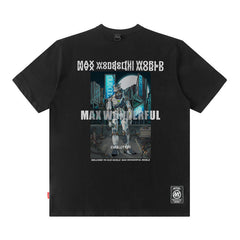 T-shirt Homme T-shirt Homme Manches Courtes Style Américain Hip Hop Ample
