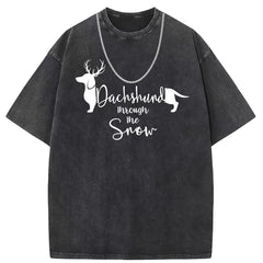 Men T Shirts Washed old punk cotton short-sleeved T-shirt