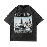 Men T Shirt HipHop Fashion Brand Printing Half Sleeve Tvintage Short Sleeve T-shirt