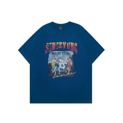 Men T Shirts Summer Vintage Men