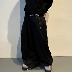 Color straight casual trousers MIJKO