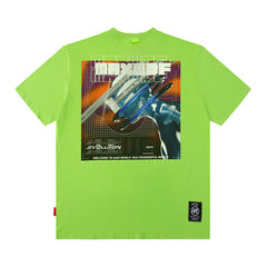 T-shirt Homme et Femme Impression Vintage Manches Courtes Ample Couple
