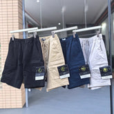 Stone 26 pairs of pocket tooling straight casual pants, men's and women's single-pocket shorts medium pants