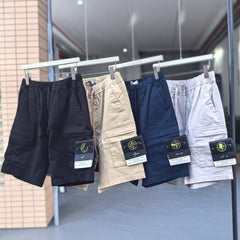 Stone 26 pairs of pocket tooling straight casual pants, men's and women's single-pocket shorts medium pants
