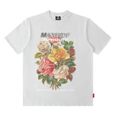 T-shirt pour homme, imprimé, manches courtes, ample, col rond, pour couple homme et femme