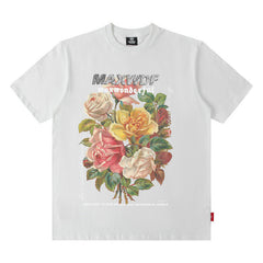 T-shirt pour homme, imprimé, manches courtes, ample, col rond, pour couple homme et femme