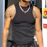 Rave Outfits Mens Vest Sleeveless Breathable Base Clothing