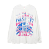 Men Long Sleeve T Shirt Personalized Printed Hip Hop