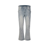 Men's Vintage Pants trousers men's and women's washing water old Paris style jeans MIJKO