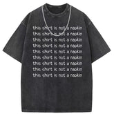 Men T Shirts Crew neck short-sleeved T-shirt washed and old