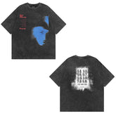 T-shirt homme col rond ample à manches courtes Vibe Style, marque de mode nationale pour homme