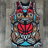 Rave Outfits Mens Vest Sleeveless Printed