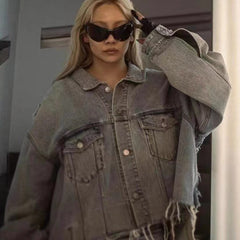 Mens Jacket Unisex Denim Jacket MIJKO