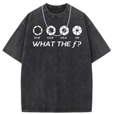 Men T Shirts Pure cotton round neck short-sleeved T-shirt women's washed and old