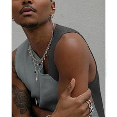 Rave Outfits Mens Vest