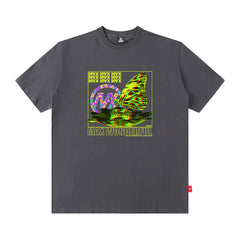 T-shirt Homme Manches Courtes Hip Hop Été Ample Couple Streetwear