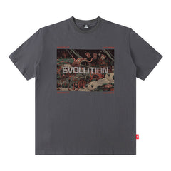 T-shirt pour homme, imprimé, à manches courtes, pour homme et femme, style rétro vieilli
