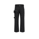 Mens Vintage Pants Pocket Functional Wide-Foot Casual Pants MIJKO