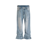 Men's Vintage Pants Men's Clothing Women's Washed Old Men's and Women's Jeans MIJKO