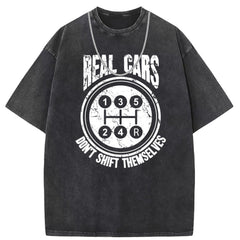 Men T Shirts Short-sleeved T-shirt women wash and do old street