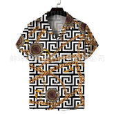 Men Beach Leisure T Shirts Spring Men's Short Sleeve