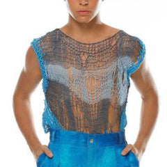 Rave Outfits Mens Vest Hollow