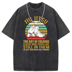 Men T Shirts Short-sleeved T-shirt men's batik washed and old