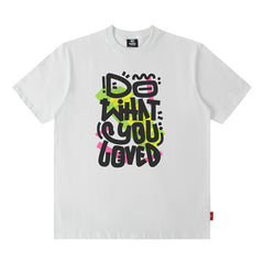 T-shirt Homme Printemps et Été à Manches Courtes Style Urbain Ample