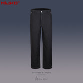 Mens Vintage Pants Black Denim Casual Pants MIJKO