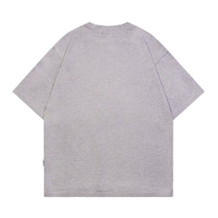 T-shirt Homme Imprimé Dessin Animé Manches Courtes Unisexe Vintage