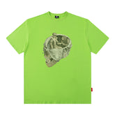 Men T Shirt Printed Short-Sleeved T-shirt Men's Fashion Brand Street round Neck Loose