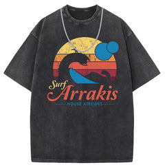 Mens T Shirts Crew Neck Short Sleeve T-Shirt Washed Old American