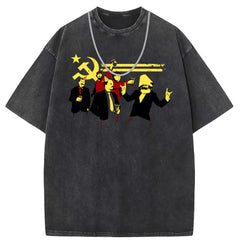 Men T Shirts Short Sleeve T-Shirt Men's Harajuku Vintage Anime