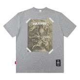 T-shirt unisexe en coton à manches courtes de marque Street Tide