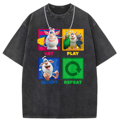 Men T Shirts Old vintage crew neck short sleeve t-shirt